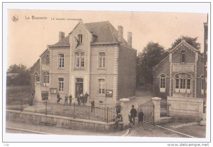 Cpa La Bouverie    Commune - Frameries