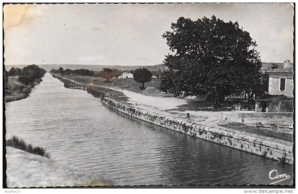C.P.S.M. - GARD - BELLEGARDE - Le Canal Du Pont D'Arles - En BE - Bellegarde