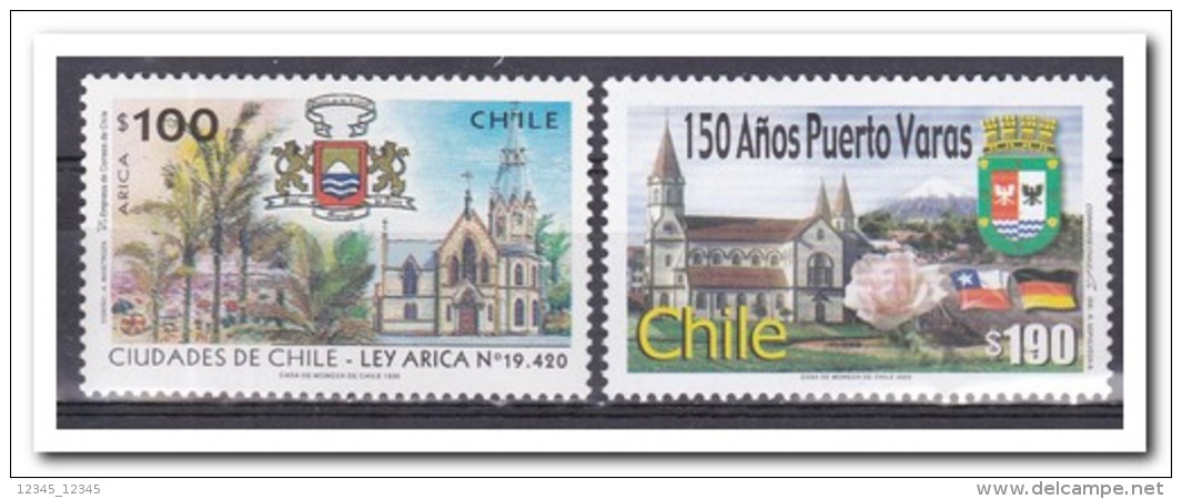 Chili 1996, Postfris MNH, Trees, Flowers - Chili