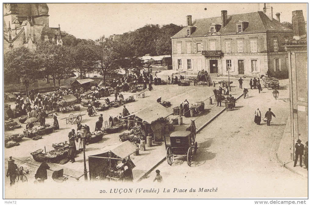 85 - Luçon (Vendée) - La Place Du Marché - Lucon