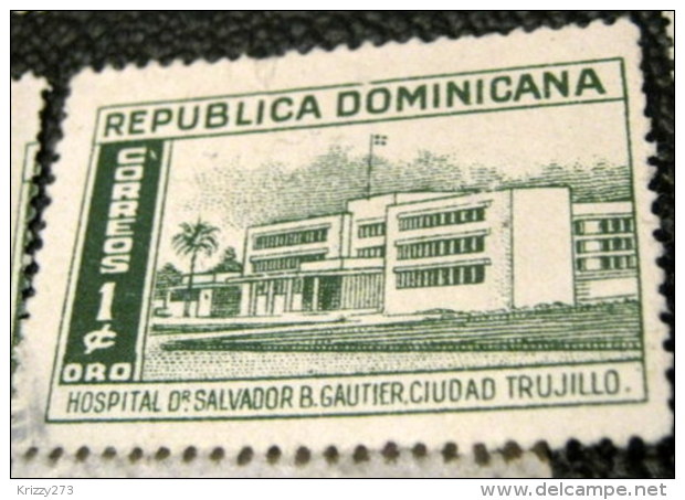 Dominican Republic 1952 Dr Salvador B Gauthier Hospital 1c - Used - Dominican Republic