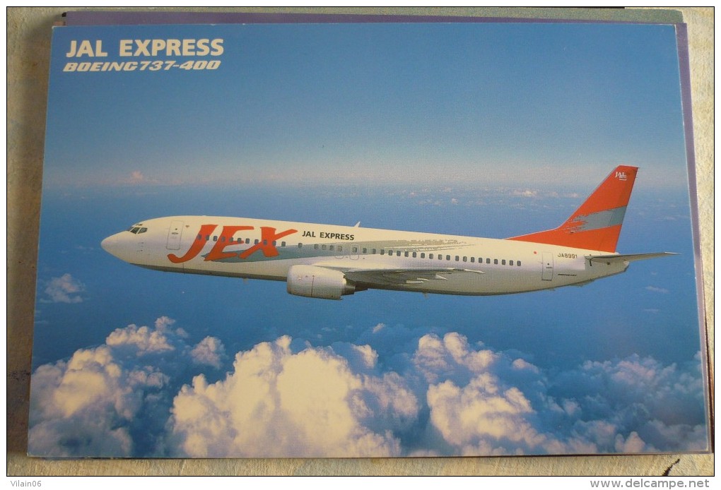 AIRLINES ISSUE / CARTE COMPAGNIE     JAL EXPRESS   B 737 400 - 1946-....: Era Moderna