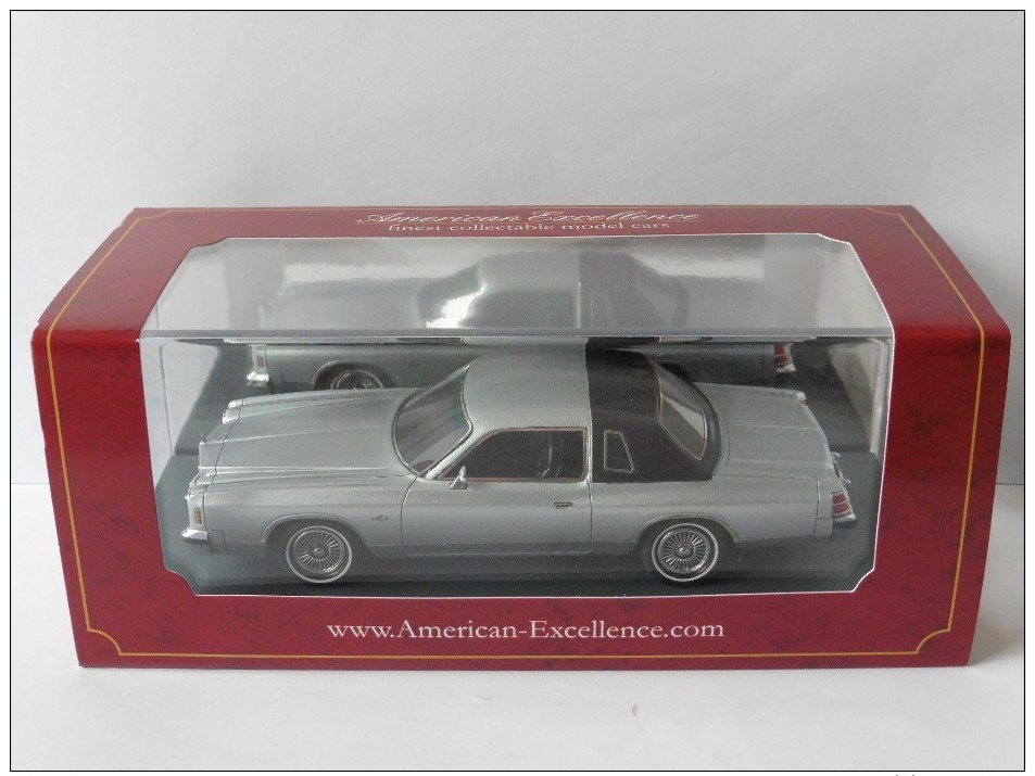 DODGE CHARGER MKIV 1976 GREY BLACK NEO 44773 1/43 AMERICAN EXCELLENCE SILVER - Autres & Non Classés