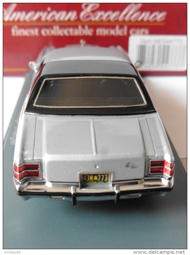 DODGE CHARGER MKIV 1976 GREY BLACK NEO 44773 1/43 AMERICAN EXCELLENCE SILVER - Autres & Non Classés