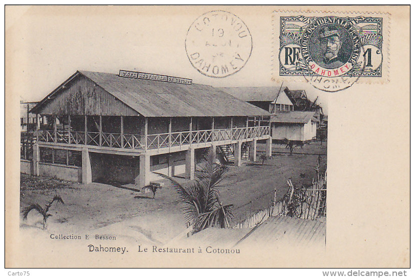 Afrique - Dahomey - Café Restaurant De Cotonou - Dahome