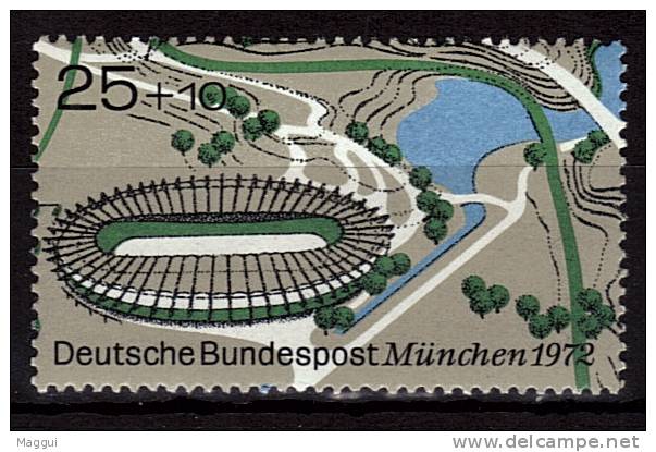 ALLEMAGNE   N°  580    * *    Stade  JO 1972  Football  Soccer  Fussball - Ungebraucht