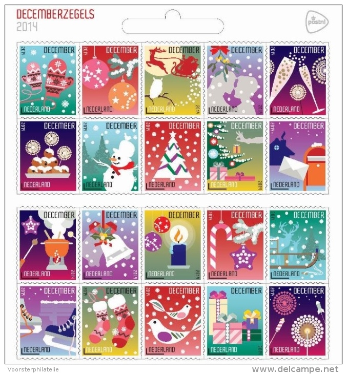 M1 108 ++ NETHERLANDS 2014 CHRISTMAS WEIHNACHTEN NOEL NAVIDAD ** MNH - Unused Stamps