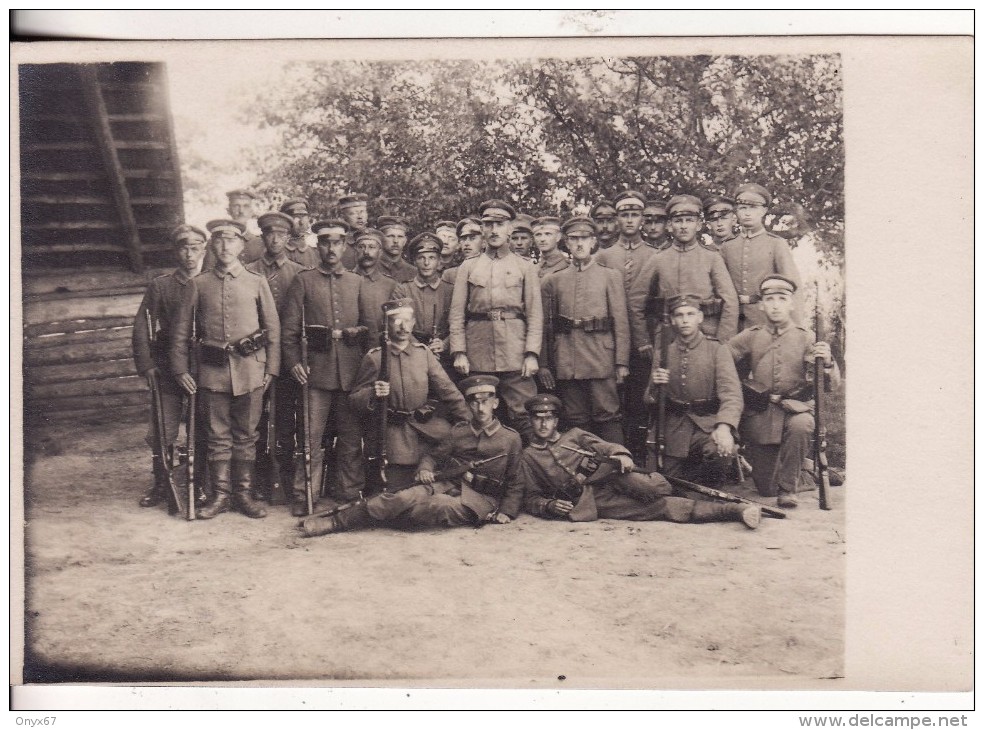 Carte Photo Militaire Allemand KAISERSLAUTERN-Allemagne-Infanterie Regiment 23 Im Osten-Russland-Polen-1917 Krieg-Guerre - Kaiserslautern