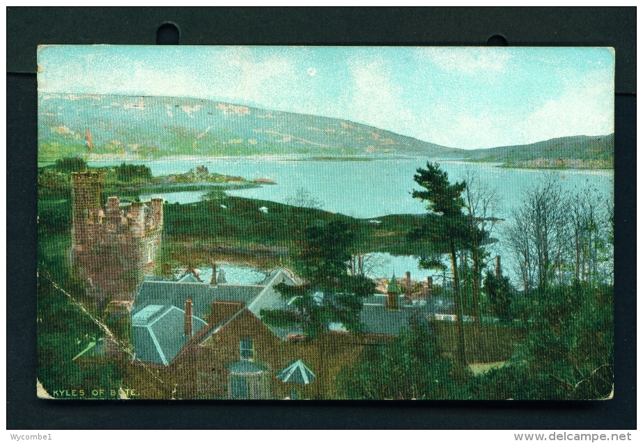 SCOTLAND  -  Kyles Of Bute  Used Vintage Postcard As Scans (corner Crease) - Bute
