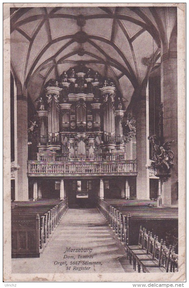 AK Merseburg - Dom - Inneres - Orgel - Feldpost - 1915 (22702) - Merseburg