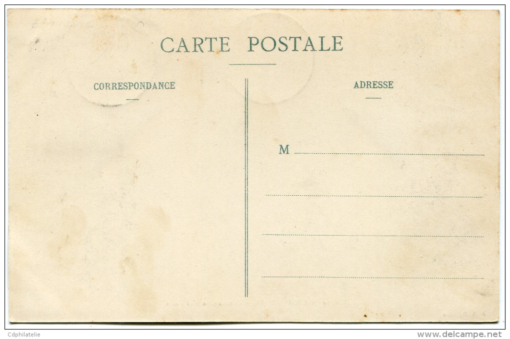 COTE FRANCAISE DES SOMALIS CARTE POSTALE AVEC OBLITERATION DJIBOUTI 8 DEC 1915 COTE FRANCAISE DES SOMALIS - Lettres & Documents