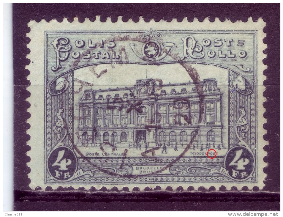 CENTRAL POST-4 FR-COLIS POSTAL-ERROR-POSTMARK ISEGHEM-BELGIUM-1929 - Other & Unclassified