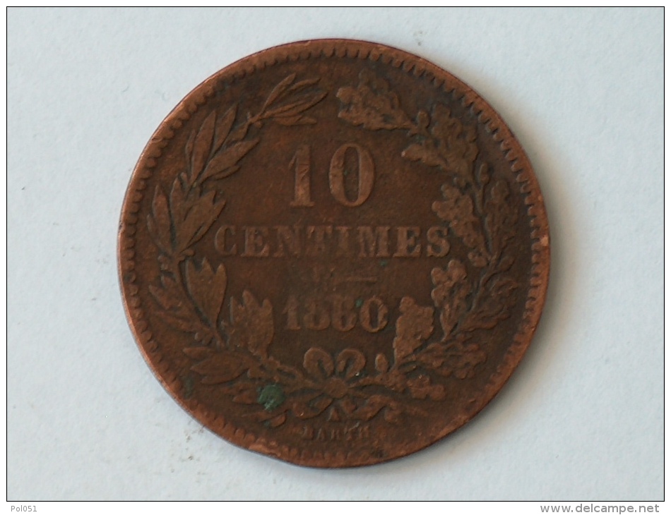 Luxembourg 10 Centimes 1860 - Luxembourg