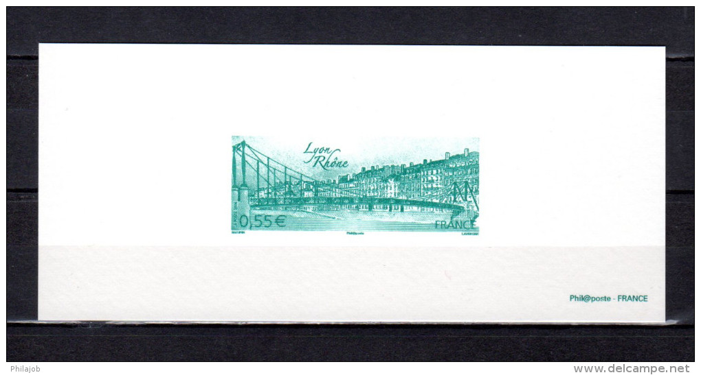 Gravure Officielle De 2008 N° YT 4171 " LYON  / Pont Bridge Brücke " En PARFAIT état. - Ponti