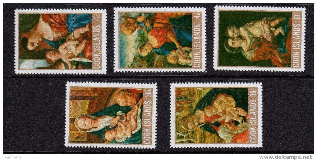 COOK ISLANDS 1968 Christmas - Paintings Set - Mint Never Hinged - MNH** - 4B708 - Cook Islands
