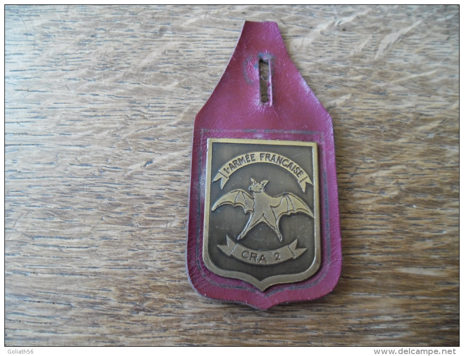 Insigne 1ère Armée Française CRA 2, Emblème Chauve Souris - Army