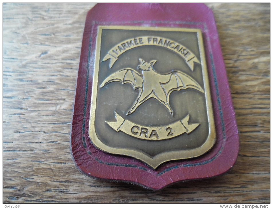 Insigne 1ère Armée Française CRA 2, Emblème Chauve Souris - Army