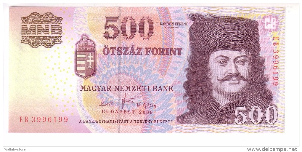 Hungary 500 Forint (2008) UNC - Hongrie