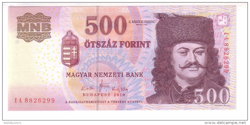 Hungary 500 Forint (2010) UNC - Hungría