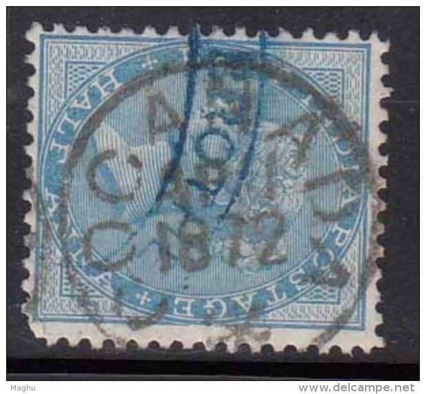 'Coconada' 1872 Madras Circle / Cooper / Renouf Type 9, British East India Used, Early Indian Cancellations - 1854 East India Company Administration