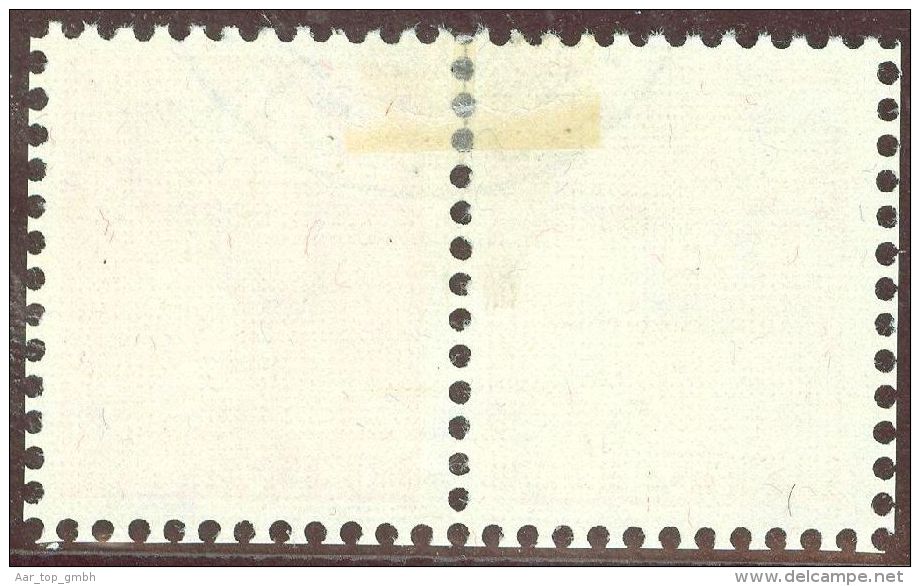 Schweiz KSZ Zusammendruck 1934 Naba Zu# Z 21 Gestempelt - Se-Tenant