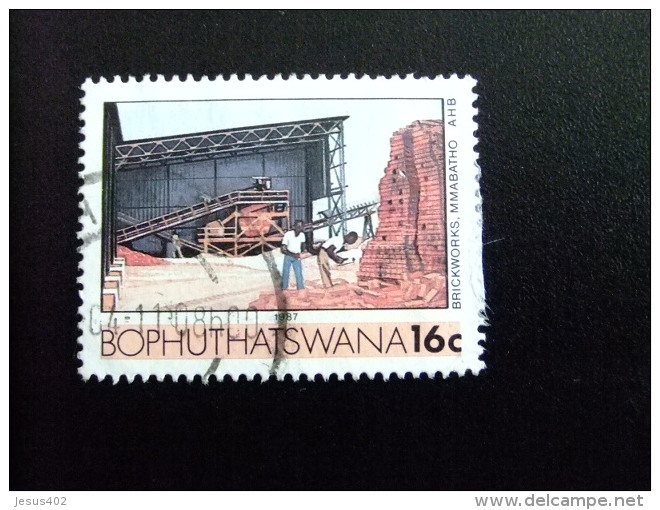 AFRIQUE DU SUD BOPHUTHATSWANA 1987 Manufacture De Briques Yvert Nº 169 º FU - Bofutatsuana