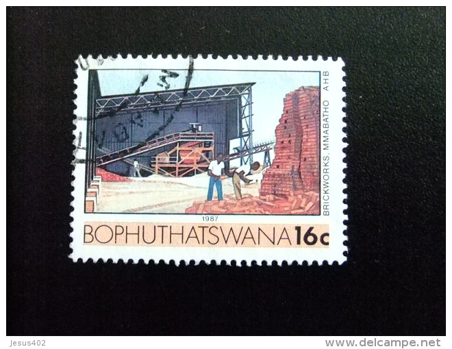 AFRIQUE DU SUD BOPHUTHATSWANA 1987 Manufacture De Briques Yvert Nº 185 º FU - Bofutatsuana