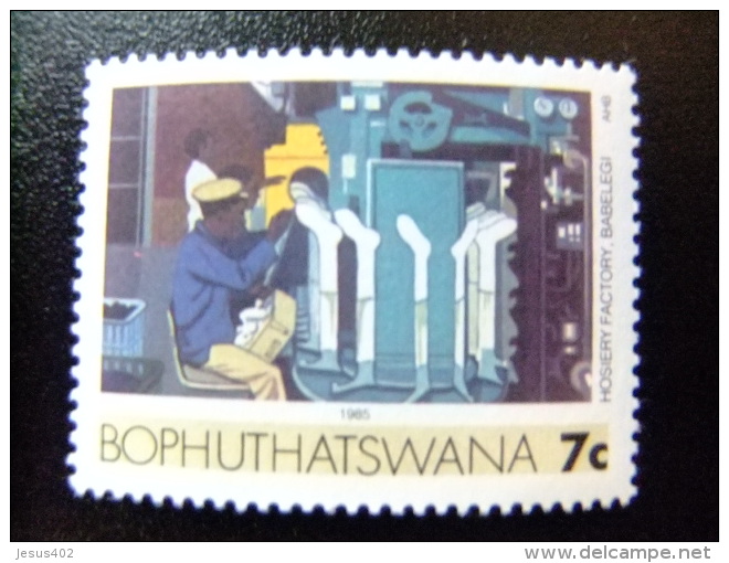 AFRIQUE DU SUD BOPHUTHATSWANA 1985 Fabrique De Bonneterie Yvert Nº 154 ** MNH - Bofutatsuana