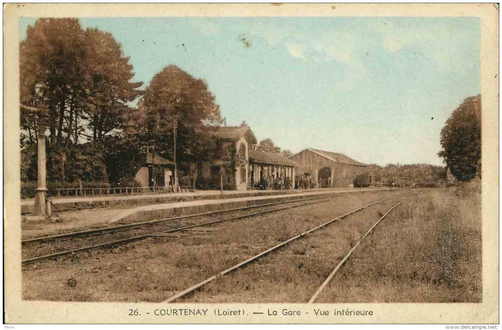 COURTENAY - La Gare - Vue Intérieure - Courtenay