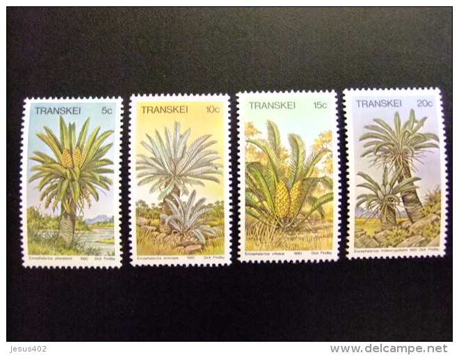 AFRIQUE DU SUD TRANSKEI 1980 Flora Flore Yvert Nº 71 / 74 ** MNH - Transkei