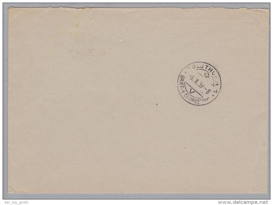 Schweiz KSZ Zusammendruck 1939-10-05 R-Brief Landi Paar Fli Zu#z27e - Se-Tenant