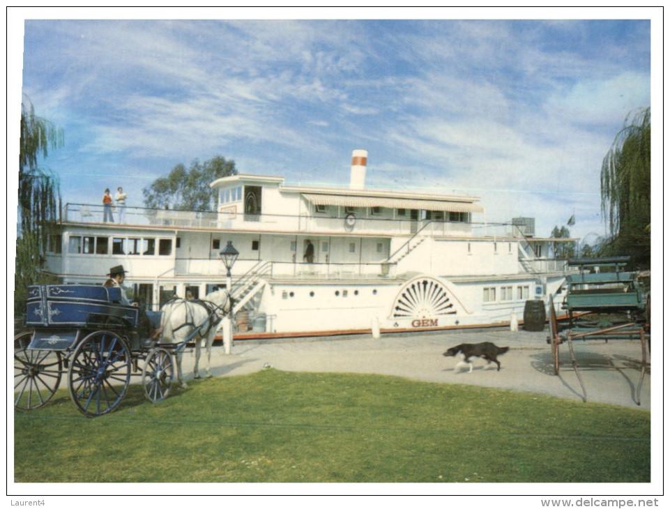 (401) Australia - VIC - Swan Hill Pioneer Settlement Paddle Steamer Gem - Swan Hill