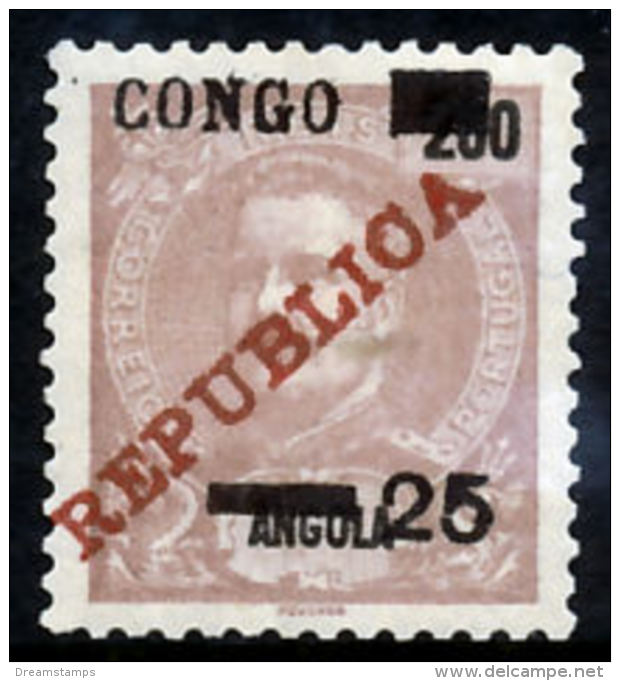 !										■■■■■ds■■ Congo 1911 AF#59 * "Congo" Overprint 25 Réis ERROR (x5707) - Portugees Congo