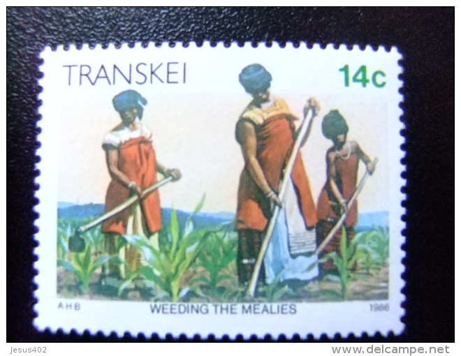 AFRIQUE DU SUD TRANSKEI 1986 Sarclage Des Plantations Yvert Nº 184 ** MNH - Transkei