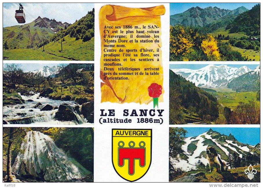 1 AK Frankreich * Puy De Sancy Mit 1886 M Die Höchste Erhebung Des Französischen Zentralmassivs - Autres & Non Classés