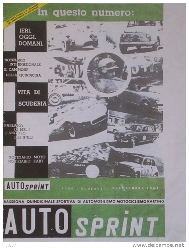 AUTOSPRINT - N.1 - 1961 - RISTAMPA ANASTATICA - Motori