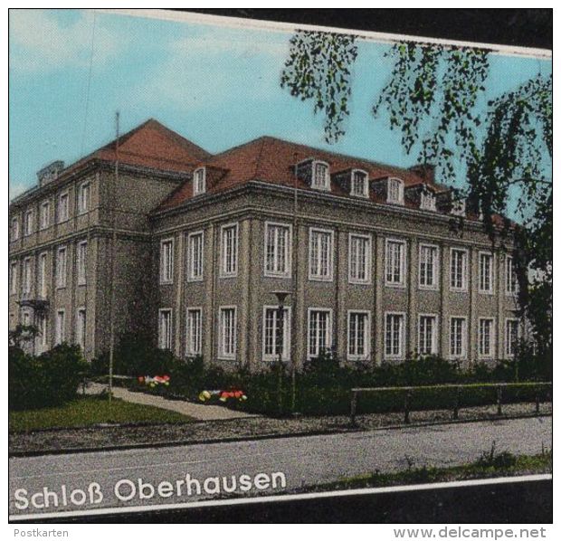 ÄLTERE POSTKARTE OBERHAUSEN KAISERGARTEN RATHAUS SCHLOSS OBERHAUSEN STADTHALLE TERRASSE AK Ansichtskarten Cpa Postcard - Oberhausen