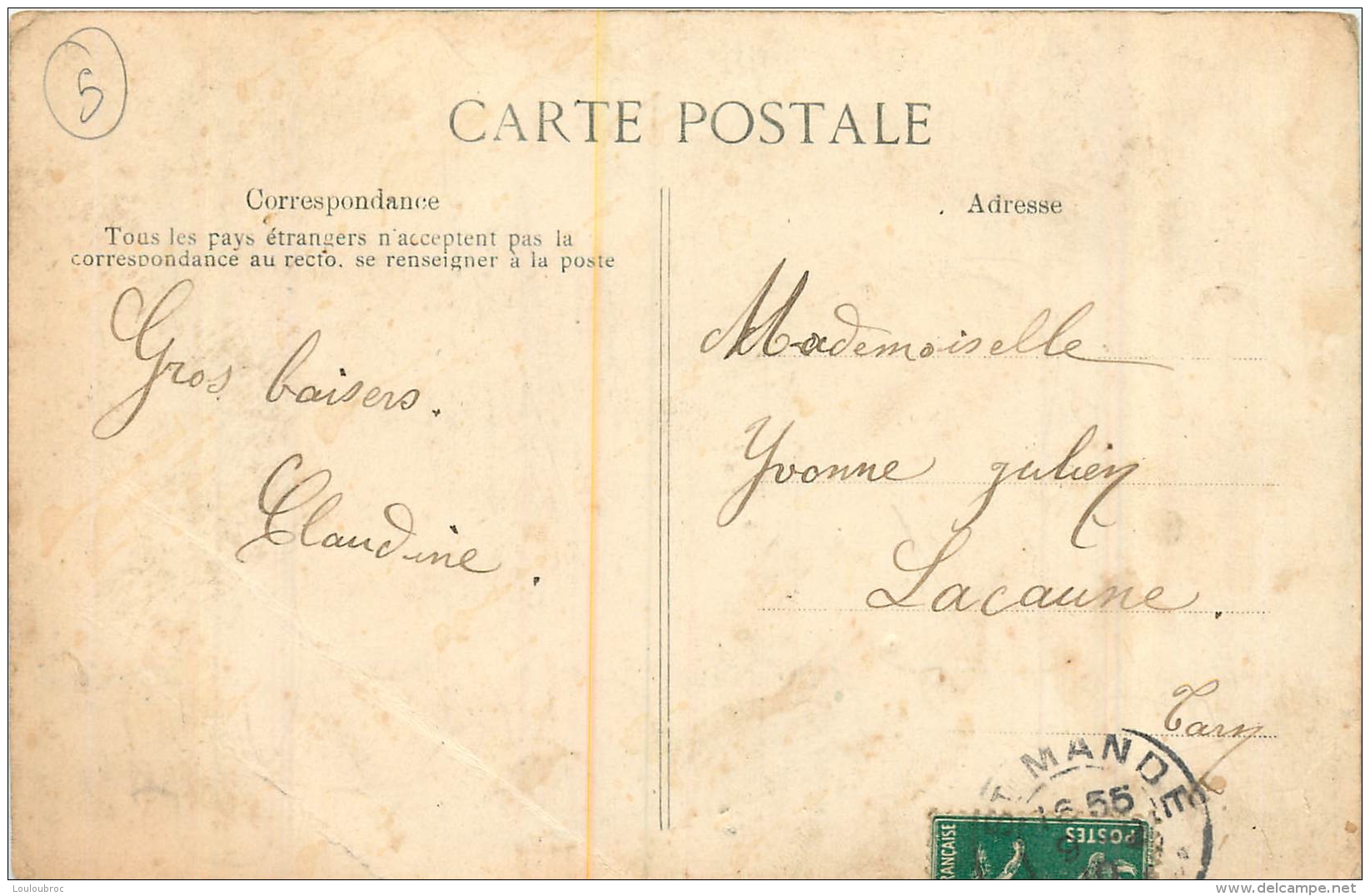 PARIS  CRUE DE LA SEINE UNE PASSERELLE IMPROVISEE RUE GROS EDITION ELD - De Overstroming Van 1910