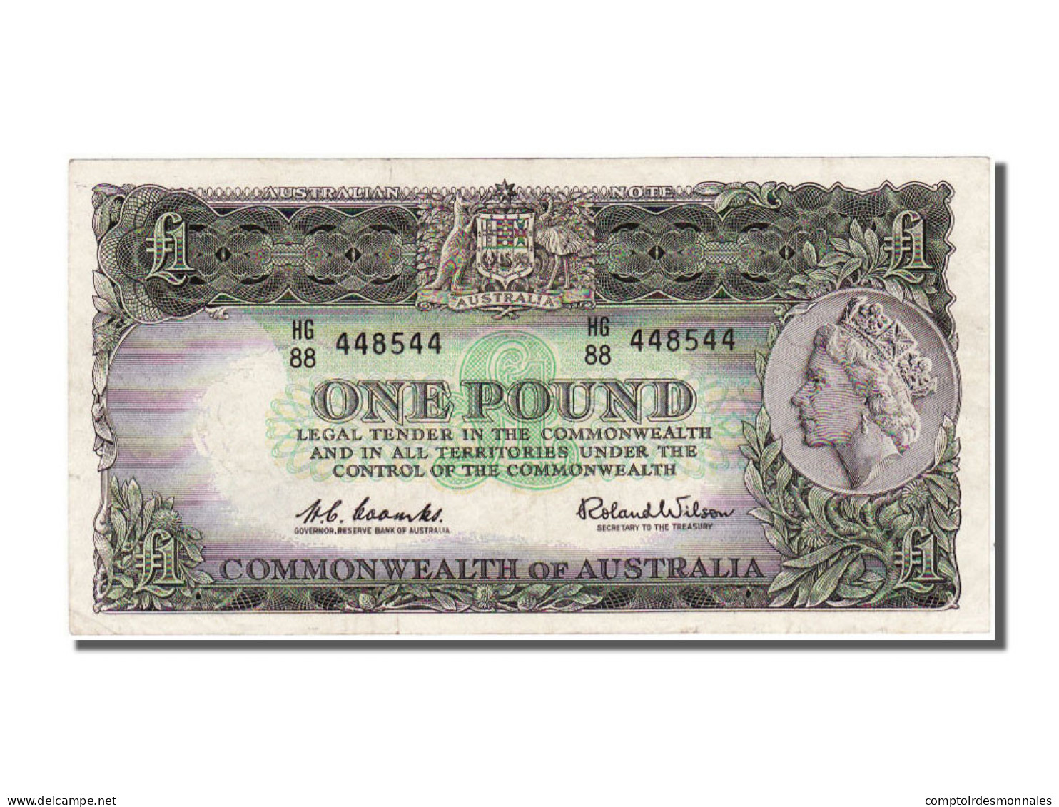 Billet, Australie, 1 Pound, KM:34a, SUP - Other & Unclassified