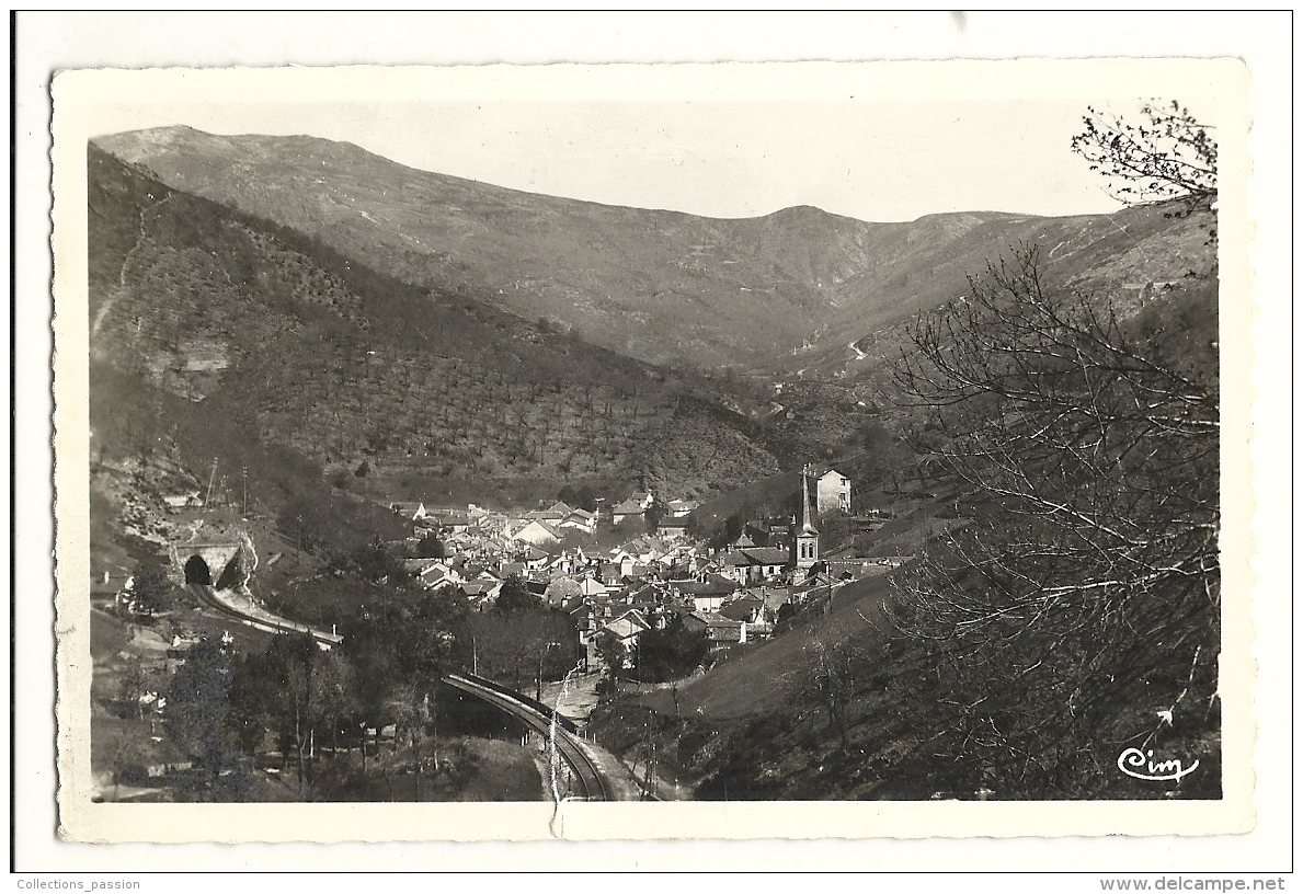 Cp, 48, Villefort, Vue Panoramique, Voyagée 1964 - Villefort