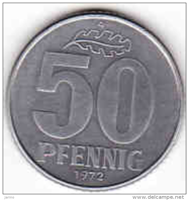 Deutschland, DDR 1972, 50 Pfennig - 50 Pfennig