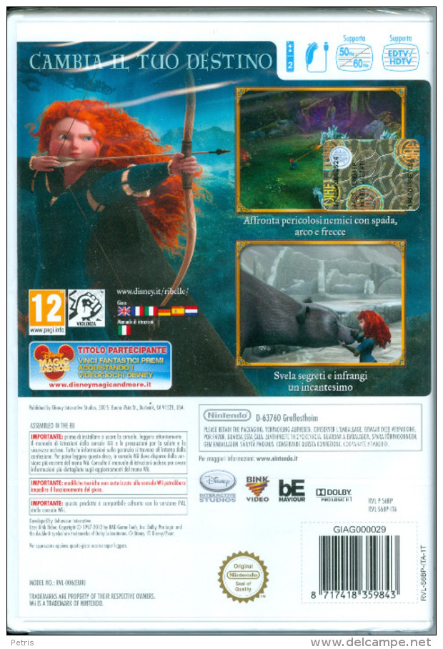 The Brave - Ribelle Versione Italiana Per WII Nintendo - Nuovo Ancora Sigillato - Wii