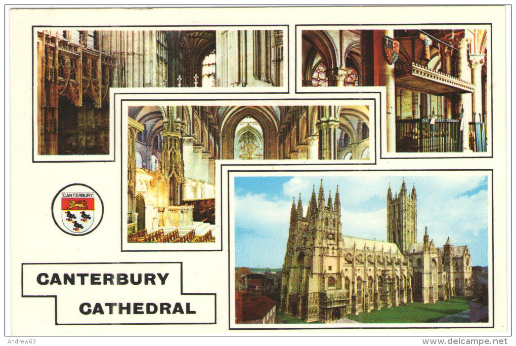 GB - Regno Unito - GREAT BRITAIN - UK - Canterbury Cathedral - Multiviews - Wrote But Not Sent - Canterbury