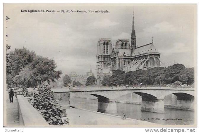 CPA Série Les églises De Paris éditeur L Et J Angoulême Non Circulé - Churches