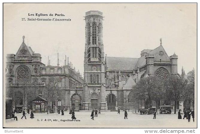 CPA Série Les églises De Paris éditeur L Et J Angoulême Non Circulé - Churches