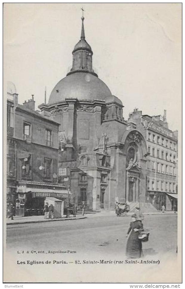 CPA Série Les églises De Paris éditeur L Et J Angoulême Non Circulé - Chiese