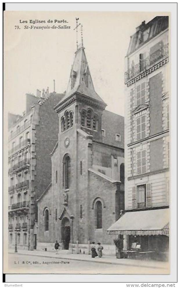 CPA Série Les églises De Paris éditeur L Et J Angoulême Non Circulé - Churches