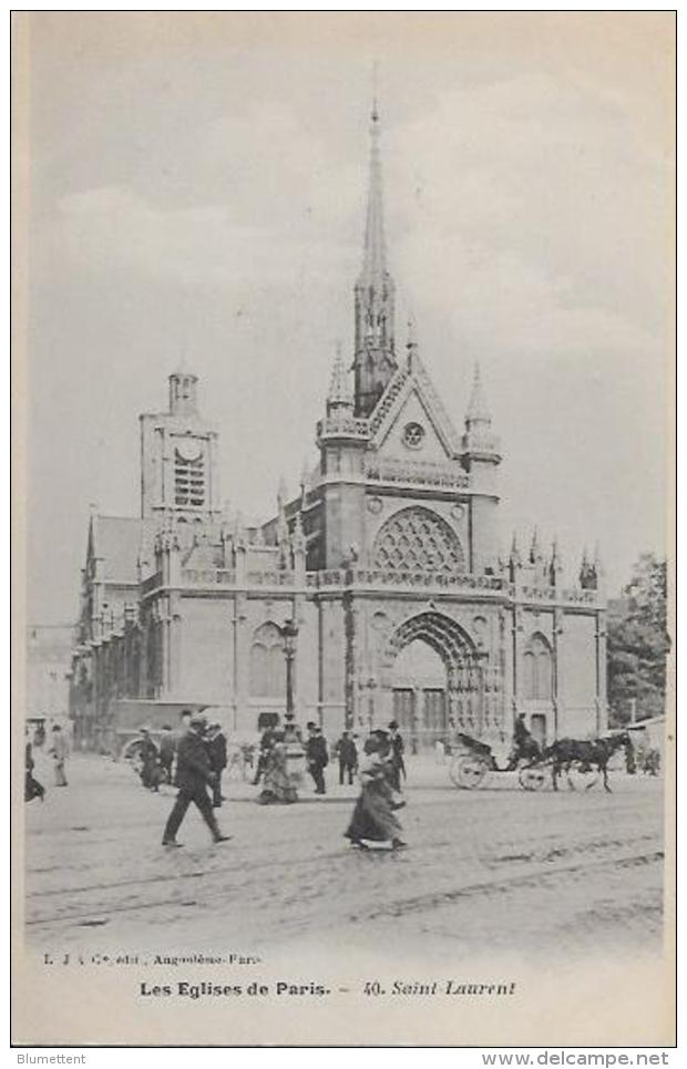 CPA Série Les églises De Paris éditeur L Et J Angoulême Non Circulé - Churches