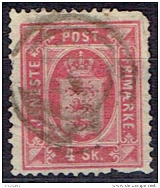 DENMARK  # NEWS PAPER FROM 1871  STANLEY GIBBONS O52  TK: 14 X 13 1/2 - Service