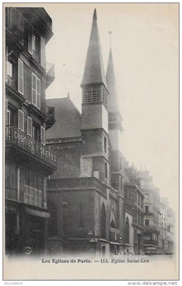 CPA Série Les églises De Paris éditeur L Et J Angoulême Non Circulé - Churches